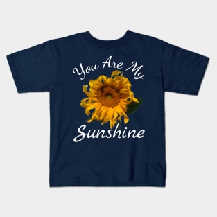 You Are My Sunshine Sunflower Floral Kids T-Shirt